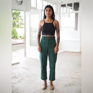 Beaton Utility Pants in Forest Denim
